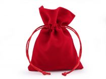 Textillux.sk - produkt Darčekové vrecúško 8,5x12 cm zamatové - 9 červená tmavá