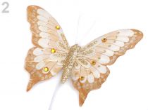 Dekorácia motýľ 11x12 cm
