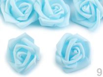 Textillux.sk - produkt Dekorácia ruža Ø4 cm - 9 modrá azurová