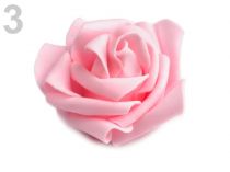 Textillux.sk - produkt Dekorácia ruža Ø6 cm - 3 ružová sv.