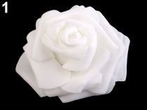 Textillux.sk - produkt Dekorácia ruža Ø9 cm - 1 mliečna