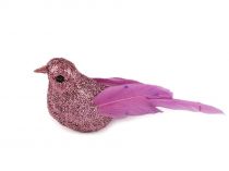 Textillux.sk - produkt Dekorácia vianočný vtáčik s glitrami 2. akosť