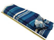 Textillux.sk - produkt Dekoračná látka - modrý pásik šírka 140 cm