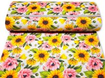 Textillux.sk - produkt Dekoračná látka farebné kvety 140 cm