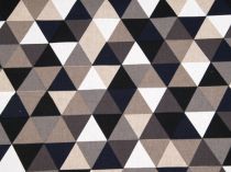 Textillux.sk - produkt Dekoračná látka režné trojuholníky 140 cm