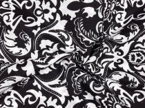 Textillux.sk - produkt Dekoračná látka honosný ornament black 140 cm