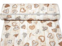 Textillux.sk - produkt Dekoračná látka ihelníček srdce 140 cm
