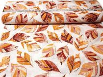 Textillux.sk - produkt Dekoračná látka jesenný bordový list 140 cm