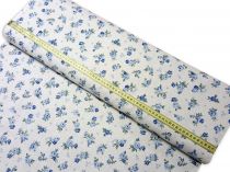 Textillux.sk - produkt Dekoračná látka kvet šírka 140 cm - 2- 340 modrý kvet, režná