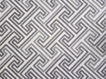 Textillux.sk - produkt Dekoračná látka labyrint 140 cm - 2- 2310 labyrint strieborný