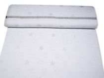 Textillux.sk - produkt Dekoračná látka lurexové hviezdičky 140 cm