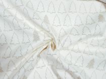 Textillux.sk - produkt Dekoračná látka lurexové stromčeky 140 cm