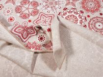 Textillux.sk - produkt Dekoračná látka mandaly s kvetmi 140 cm