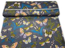Textillux.sk - produkt Dekoračná látka motýle na lúke 140 cm