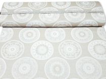 Textillux.sk - produkt Dekoračná látka obojstranná mandaly s ornamentom 150 cm