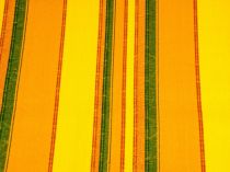 Textillux.sk - produkt Dekoračná látka oranžovo-zelený pásik 140 cm
