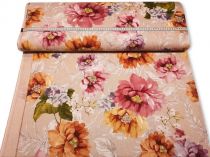 Textillux.sk - produkt Dekoračná látka rozkvitnuté kvety s konárikmi 140 cm