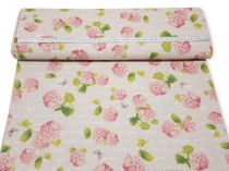 Textillux.sk - produkt Dekoračná látka ružová hortenzia 140 cm
