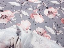Textillux.sk - produkt Dekoračná látka ružový pastelový kvet 155 cm