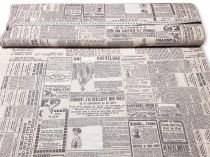 Textillux.sk - produkt Dekoračná látka francúzske noviny 140 cm