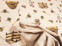 Textillux.sk - produkt Dekoračná látka včielky a med 140 cm