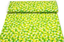 Textillux.sk - produkt Dekoračná látka žlto-zelená kvietková krása 140 cm