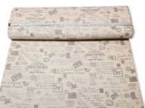 Textillux.sk - produkt Dekoračná látka známky s novinami 140 cm