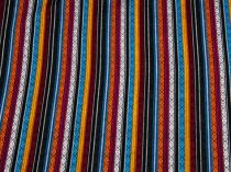 Dekoračná tkanina indiánsky pásik 145 cm