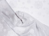Textillux.sk - produkt Dekoračná vianočná látka s lurexom vločky 140cm