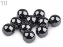 Textillux.sk - produkt Dekoračné guľky / perly bez dierok Ø8 mm lesklé - 10 (66) čierna