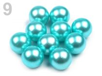Textillux.sk - produkt Dekoračné perly bez dierok  Ø10 mm - 9 tyrkysová