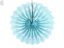 Textillux.sk - produkt Dekoračný papierový kvet Ø25 cm - 6 modrá nezábudková