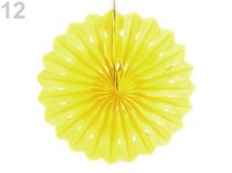 Textillux.sk - produkt Dekoračný papierový kvet Ø25 cm - 12 žltá  