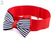 Textillux.sk - produkt Detská elastická čelenka do vlasov námornícka - 3 červená 
