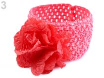 Textillux.sk - produkt Detská elastická čelenka do vlasov s kvetom