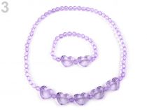 Textillux.sk - produkt Detská sada náhrdelník a náramok so srdiečkami