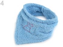 Textillux.sk - produkt Detský fleece nákrčník trojuholník Capu - 4 modrá nebeská