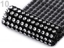 Textillux.sk - produkt Diamantový pás šírka 58 mm - 10 crystal čierna