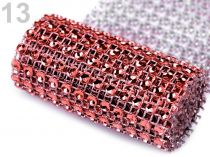 Textillux.sk - produkt Diamantový pás šírka 58 mm - 13 ružová korálová