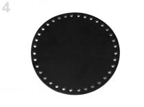 Textillux.sk - produkt Dno na kabelku / vak Ø16 cm - 4 (Nero) čierna