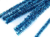 Textillux.sk - produkt Drátky s lurexom Ø6mm dĺžka cca 30cm - B009 modrá sýta