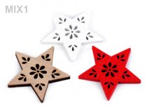 Textillux.sk - produkt Drevená dekorácia hviezda, anjel, stromček