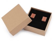 Textillux.sk - produkt Drevené manžetové gombíky v darčekovej krabičke