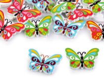 Textillux.sk - produkt Drevený dekoračný gombík motýľ