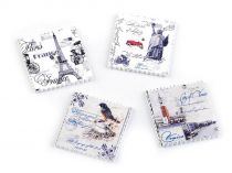 Textillux.sk - produkt Drevený dekoračný gombík poštová známka