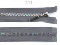 Textillux.sk - produkt Dúhový kostený zips šírka 5 mm dĺžka 40 cm - 311 šedá