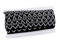 Textillux.sk - produkt Elastická čipka / guma srdce šírka 22 mm