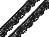 Textillux.sk - produkt Elastická čipka šírka 28 mm - 3 čierna