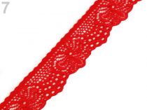 Textillux.sk - produkt Elastická čipka šírka 30 mm - 7 červená