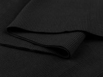 Textillux.sk - produkt Elastický bavlnený náplet - rebrovaný tunel 16x120-125 cm - 10 (2782) čierna